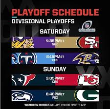 Find nfl team schedules week by week for the 2020 season. The 2019 Nfl Divisional Playoffs Schedule Inthrill