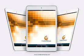 Mini Pad Mockup Template In 2020 Mockup Template Web Mockup Templates