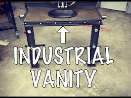 These industrial bathroom vanity ideas are transporting us back in time. Custom Furniture Industrial Steel Concrete Bathroom Vanity Dallas Tx 75201 Youtube