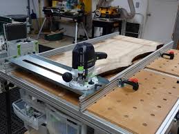 Flattening A Slab Table Top With The Festool Router Sled Router Sled Router Woodworking Festool Router