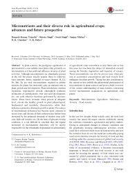 Like fats, carbohydrates and proteins. Pdf Micronutrients And Their Diverse Role In Agricultural Crops Advances And Future Prospective