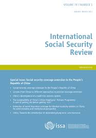 She is living on social security. International Social Security Review Wiley Online Library