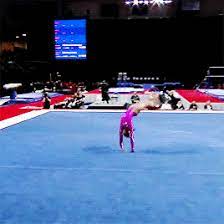 Simone biles reveals the uplifting reason for the goat on her leotard; Simone Biles Gif Find On Gifer