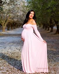 2019 Baby Shower Elbise Modelleri Pembe Uzun Straplez Dusuk Uzun Kol Buzgulu Kalp Yaka The Dress Hamile Modasi Elbise Modelleri