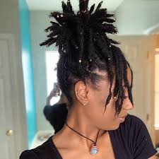 Happy Friday My Locs Are Giving Me Palm Tree Vibes Reminding Me That I Need To Be On Somebody Beach Real Soon My Sun Sign Is Hair Beauty Locs Beauty