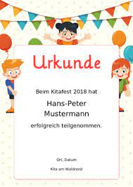 Urkunde fuer kinder, kostenloses bild, gratis illustration zum herunterladen und drucken in hochauflösung. Kinderurkunden Zum Selbst Gestalten Und Ausdrucken Urkunden Online De