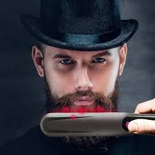 Férfi szakáll hajcsavaró 2 az 1-ben gombos hajfésű Gyorsan simító  hajkiegyenesítő kefe kerámia melegítő hőmérséklet LCD kijelző vásárolj  olcsón