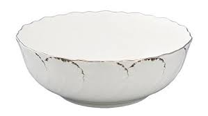 Adeline Bone China By Narumi Simply Platinum 23cm Round Vegetable Bowl Bowl Decorative Bowls Vegetable Bowl