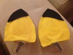 Find Out How To Make Cute Pikachu Ears With No Sewing Needed Super Easy Pikachu Ears Pikachu Halloween Pikachu Halloween Costume