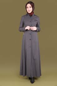Seyyar Kapson Dugmeli Pardesu Pd812 S Desenli Fume Moda Selvim Hijab Fashion Blouse Design Models Muslimah Fashion