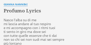 Dal 15.11 il nuovo album. Profumo Gianna Nannini Testo E Accordi Per Chitarra