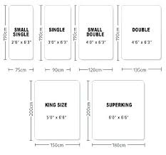 Bed Sizes Chart Projectsurrenderone Online