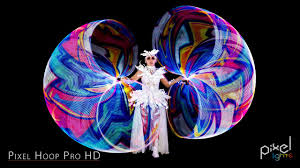 Amazing Led Hula Hoop Pixel Hoop Pro Hd Pixel Lights Production Youtube