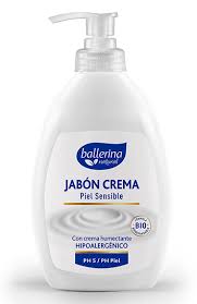 BALLERINA JABON CREMA PIEL SENSIBLE DISPENSADOR