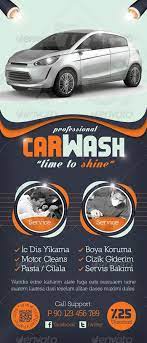 Car Wash Roll Up Template Affiliate Wash Affiliate Car Template Roll Brochure Design Template Signage Cool Business Cards