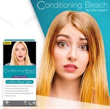 Color Oops' Conditioning Bleach conditions while you lighten your hair 1-3  shades! It is infused with coconut oil and aloe vera to provide moisture  and shine. Ammonia-free, vegan, and animal cruelty-free. Best