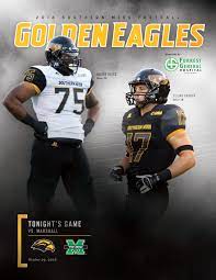 The Official Roster Card For Usmgoldeneagles Football Vs Marshall On October 29 2016 Features Oliver Bates And Elij Southern Mississippi Marshall Southern
