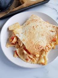 Quick and simple recipe for the best and most delicious quesadillas! Sheet Pan Buffalo Chicken Quesadillas Hint Of Healthy