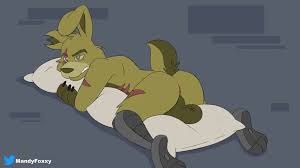 Springtrap Desperate Relief Animation Gay Porn GIF MandyFoxxy