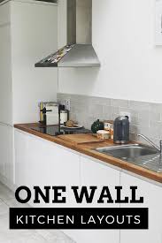 One Wall Kitchen One Wall Kitchen Kitchen Layout Kitchen Appliances Layout