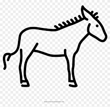 Happiness is read through your children's eyes with the cute animal painting activity. Donkey Coloring Page Illustration Hd Png Download 1000x1000 4822846 Pngfind