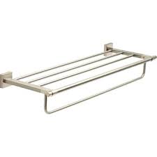 This mounted paper towel holder comes in white to blend in with your decor scheme. Towel Racks At Lowes Com
