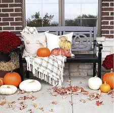 How to plant colorful front porch fall flower pots with mums, pumpkins, kale, & more! Pin By Michelle Busby On Fall Fun Fall Decorations Porch Fall Outdoor Decor Fall Outdoor