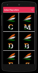 We have create beautiful letter decorated with . Indian Flag Letter For Android Apk Download