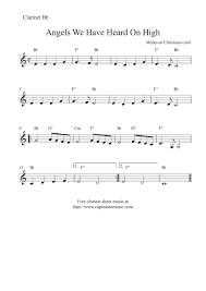 Image Result For Easy Christmas Songs For Clarinet Clarinet Sheet Music Clarinet Music Sheet Music Notes