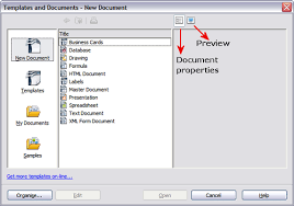 There's also a template for business card with no logo, for personal or professional use. Using A Template To Create A Document Apache Openoffice Wiki