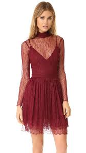 cheap nicholas filigree lace long sleeve mini dress sale