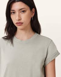 Anna Crew Neck Short Sleeve T-Shirt ABBEY STONE GREEN