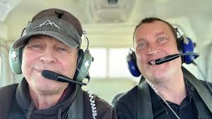 Me, G0JDL and Ben, M7FRS, operating aeronautical mobile over East Anglia in  Cessna 152 G-BPEO a short while ago. Thanks to those who worked us and to  the net operators who let