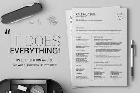 Download thousands of resume templates, cover letters, and many other design elements, with a monthly envato elements membership. 15 Clean Minimalist Resume Templates Sleek Design
