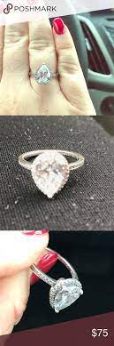 Authentic Pandora Tear Drop Ring Size 7 5 56 Teardrop Ring Pandora Jewelry Rings Pandora Jewelry