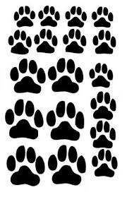 Pochoir Adhesif 30 X 20 Cm Planche Pattes Chat Pochoir Pattes De Chat Patte De Chien