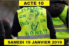 Des gilets jaunes mobilisés à paris, le 19 janvier 2019. L Acte 10 Des Gilets Jaunes Samedi 19 Janvier 2019 De Nombreuses Initiatives Annoncees A Paris Et Dans Les Regions Commun Commune Le Blog D El Diablo