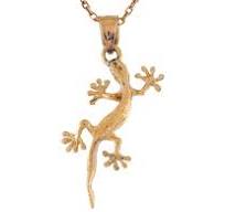 Cute Gecko Lizard Reptile Animal Nature Charm Pendant (JL# P9604)