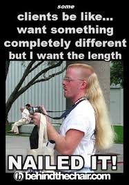 Pin By Kayla Miller On Made Me Laugh Funny Hairstylist Quotes Hairdresser Humor Hair Quotes Funny