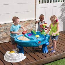 Hier können wasser und sand nach belieben vermengt werden. Sand Wasser Tisch Kinder Spieltisch Kreuzfahrtschiff Mit 11 Tlg Zube