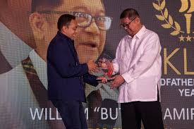 Congratulations to Chairman William I. Ramirez for receiving the  much-deserved "Godfather of the year" award from the PSC-POC Media Group  Siklab Awards held tonight at the Market Market in Taguig City Your