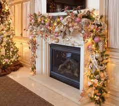 Luxury Christmas Mantles And Fireplaces Christmas Mantel Decorations Christmas Mantels Mantel Decorations