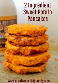 2 Ingredient Sweet Potato Pancakes Recipe Sweet Potato Pancakes 2 Ingredient Recipes Potato Pancakes