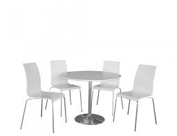 The arper dizzie round dining table is $1. Shoreditch White Round Kitchen Table And Chairs