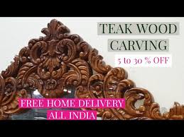 Woodways are well known for teak wood and rose wood furniture hand crafted and hand carved home furniture. Amazing Teak Wood Carving And Straight Line Furniture Free All India Delivery Youtube