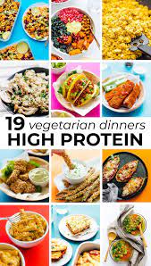 19 High Protein Vegetarian Meals You Ll Drool Over High Protein Vegetarian Recipes Vegetarian Recipes Dinner Healthy Healthy Protein Meals