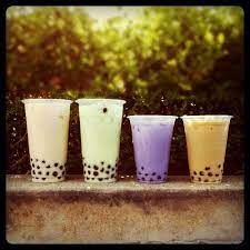 Milk Teas Almond Honeydew Taro Tapioca Boba Tea Recipe Bubble Milk Tea Milk Tea