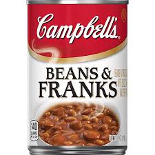 Cut hot dogs into thin slices. Amazon Com Campbell S Beans Franks 11 Oz Can Pack Of 12 Grocery Gourmet Food
