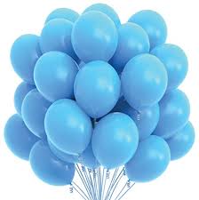 Prextex 75 Light Blue Party Balloons 12 Buy Online In Costa Rica At Desertcart