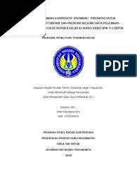 Contoh proposal ptk ppg 2020. Proposal Ptk Ppg Prajab